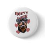 Rottweiler_love Pinback Buttons
