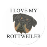 ROTTWEILER Love! stickers