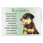 Rottweiler Lovers Gifts cards