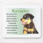 Rottweiler Lovers Gifts mousepads