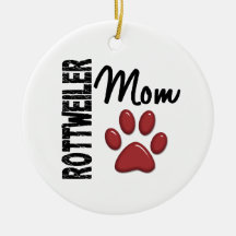 Rottweiler Mum 2 Ornaments