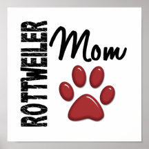 Rottweiler Mum 2 Print
