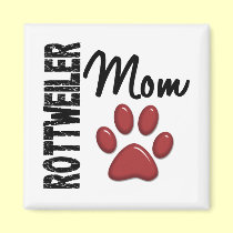 Rottweiler Mum 2 magnets