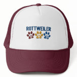 ROTTWEILER Mum Paw Print 1 hats