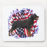 Rottweiler Patriot mousepads