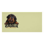 Rottweiler Custom Photo Card