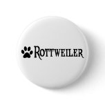 Rottweiler (pirate style w/ pawprint) buttons
