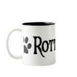 Rottweiler (pirate style w/ pawprint) mugs