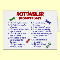 ROTTWEILER Property Laws 2 cards