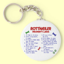 ROTTWEILER Property Laws 2 keychains