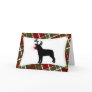 Rottweiler Reindeer Christmas Card