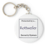 Rottweiler Security System Keychain