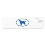 Rottweiler Silhouette Bumper Sticker