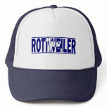 Rottweiler Silhouette Trucker Hat
