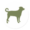 Rottweiler (Undocked Tail) stickers