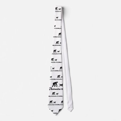 Rottweiler (Undocked Tail) Neckwear by Pawdboy