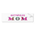RottweilerMom bumper stickers