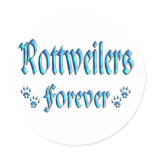 Rottweilers Forever stickers