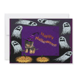 Rottweilers, Ghost and Pumpkins Oooh Errr! invitations