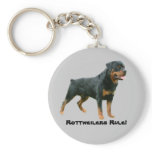 Rottweilers Rule Keychain