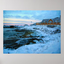 Rough Beach  - by Ozborne Whilliamsson Print