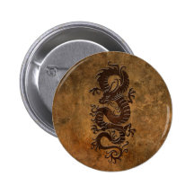 Rough Chinese Dragon Button