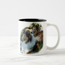 Rough Collie Art Gifts Coffee Mug