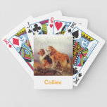 Rough Collie Dog Playing Cards