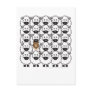Rough Collie in the Sheep Post Cards
