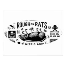 Rough On Rats Postcard