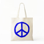 Rough Peace Symbol - Blue bags