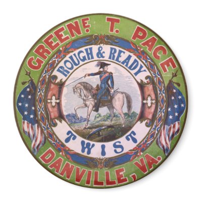 Rough & Ready Twist Tobacco Label Refrigerator Magnets by ZephyrusBooks