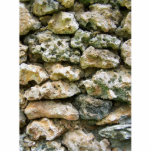 Rough rock wall with moss custom background photo sculptures