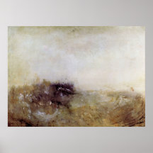 Rough Seas by Joseph Mallord Turner Posters
