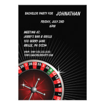 Roulette Party Invitation
