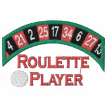 Roulette Player Gambling Embroidered Shirt embroidered shirts