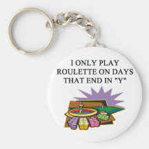 ROULETTE player joke Keychain