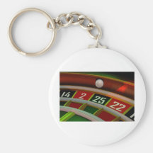 Roulette Rulet Casino Game Keychain