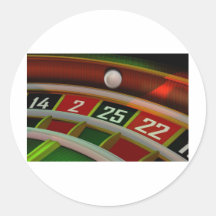 Roulette Rulet Casino Game Sticker