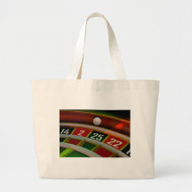 Roulette Rulet Casino Game Tote Bags