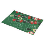 Roulette Table Custom Placemat placemats