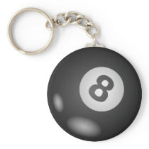Round 8 Ball Keychains