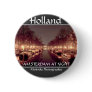 Round Button - Amsterdam At Night 