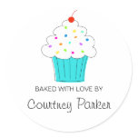 Round Cupcake Labels, From the Kitchen Of... stickers