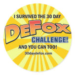 Round DeFox Sticker