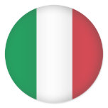 Round Italy stickers