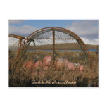 Round King Crab Crabpot, Dutch Harbour, Alaska Postcard