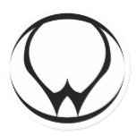 Round Logo Sticker Sheet