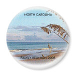 Round magnet  "TOPSAIL ISLAND"
