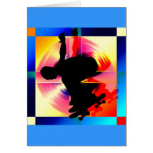 Round Peg in a Square Hole Skateboarding Card